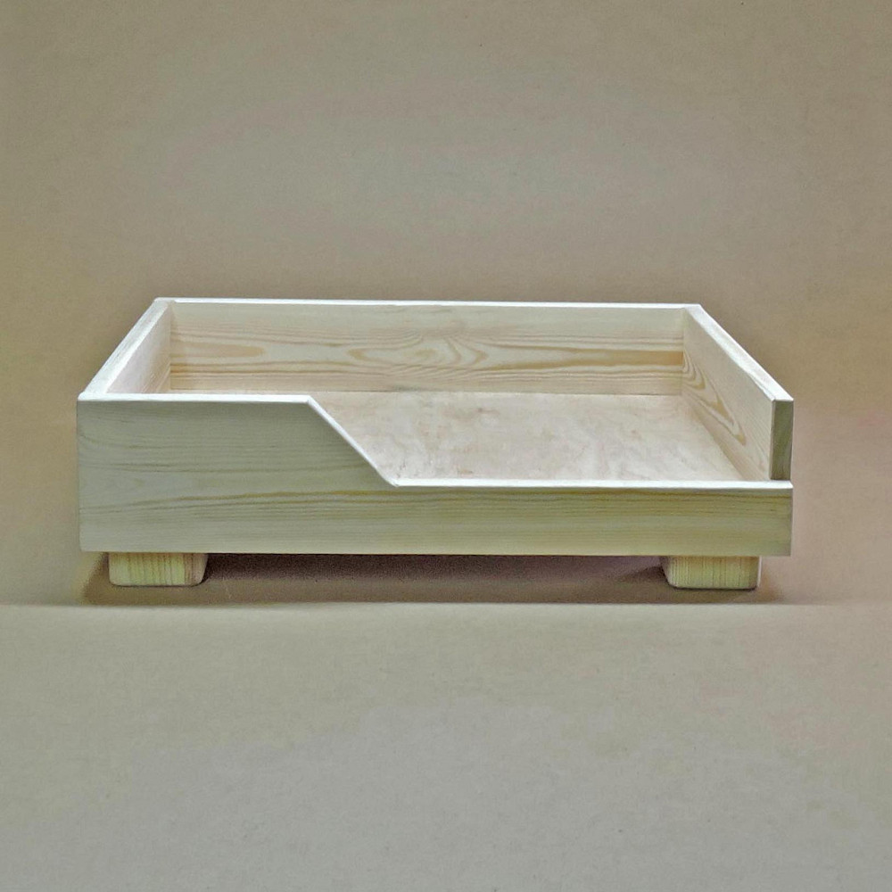 Лежак деревянный для собаки 