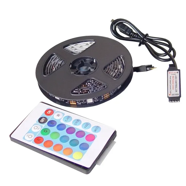 Світлодіодна стрічка SMD 5050 RGB 2м для фонового підсвічування телевізора 7572 Київ - фото 2