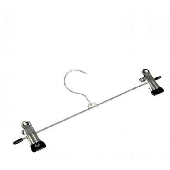 5 шт Вішалки плічка тремпеля з прищіпками Liting для штанів, спідниць 35 см 5 штук Одеса