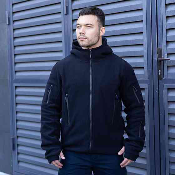 Флисовая кофта флиска тактическая ДСНС Pobedov Explorer Темно Синяя 3Xl Одесса