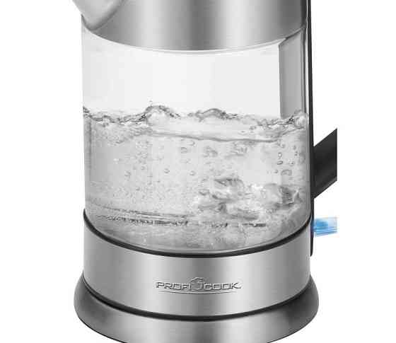Електричний чайник скляний 1.5 літра з підсвічуванням Profi Cook PC-WKS (1107) 2200 Вт Нововолинськ