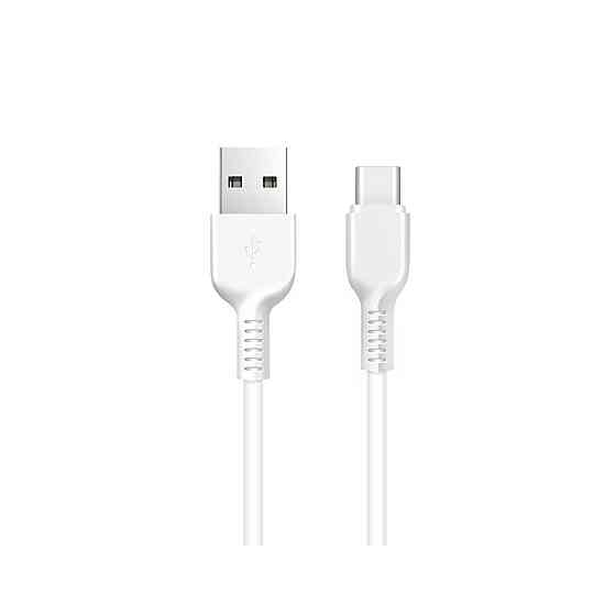 Кабель HOCO X13 USB to Type-C 3A, 1m, PVC, PVC connectors, White Київ