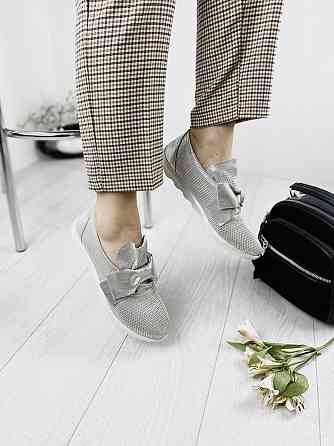 Sothby 's Сліпони жіночі Sothby 's K-378/3 срібні (весна-літо, шкіра натуральна) (3305) 36р.38р Коломыя