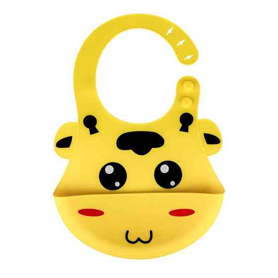 Слюнявчик силіконовий Zupo Crafts жовтий Київ