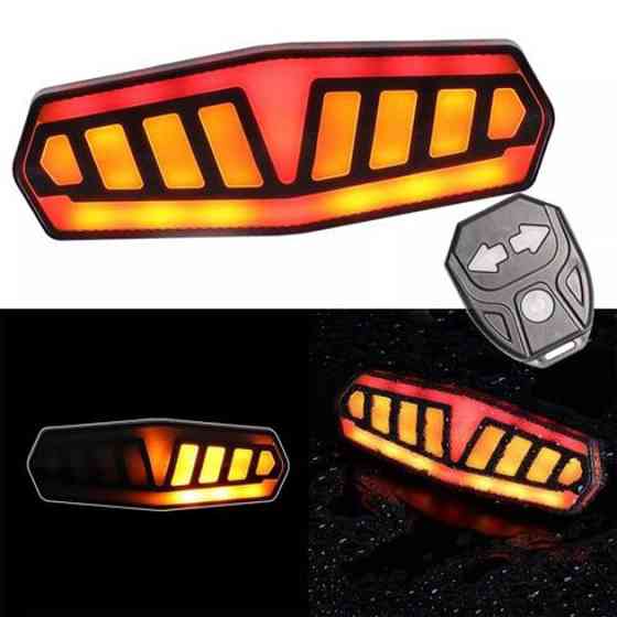 Легкий стоп-сигнал для велосипеда, Велосипедний габаритний ліхтар, Задній акумуляторний велоліхтар ZL-50 Івано-Франківськ