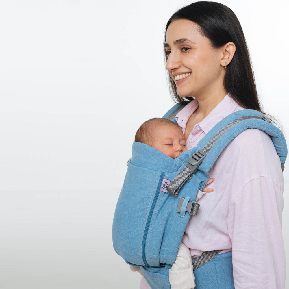 Детская переноска Love & Carry ONE Светлый деним Киев - изображение 2