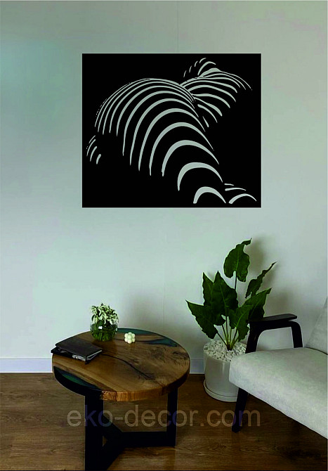 Декоративное настенное Панно «Женское Тело», Декор на стену 110*94 см, Черный Киев - изображение 9