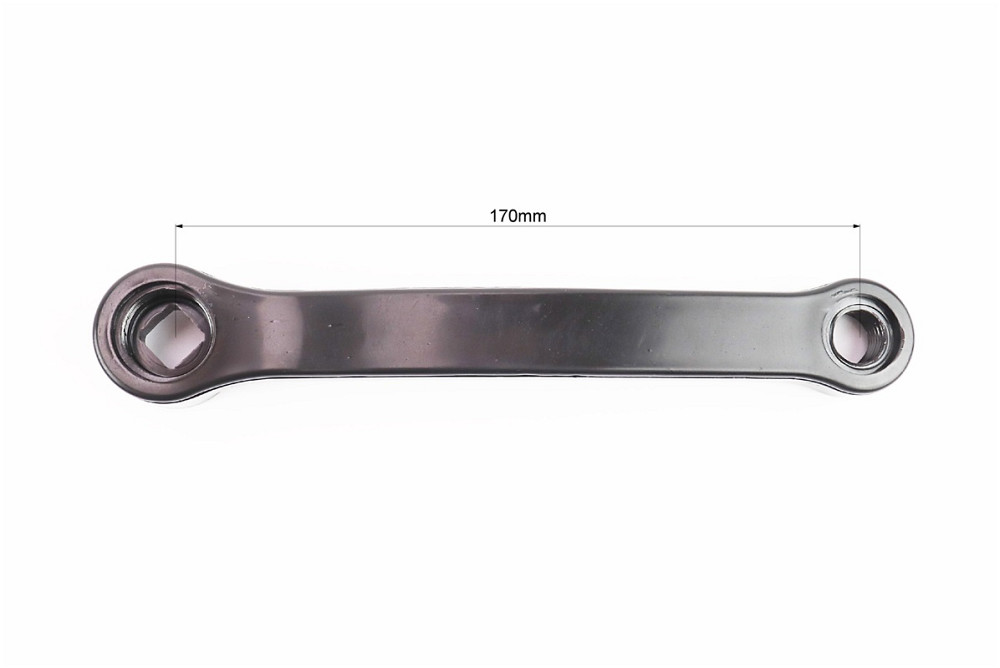 Шатун лівий "квадрат" 170мм MTB, чорний (вузький), від 10шт -15% Київ - фото 3