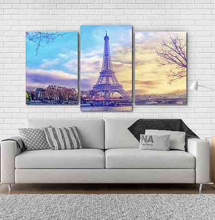 Модульная картина Эйфелева башня Art-196_3 Киев
