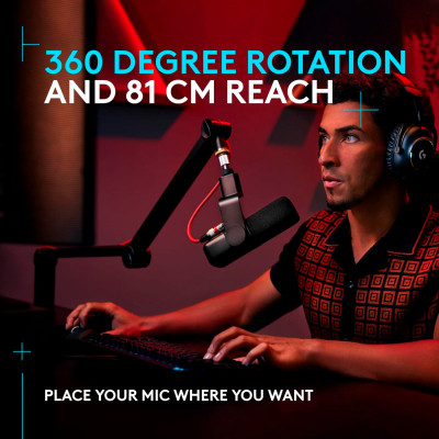 Стойка для микрофона Logitech G Compass Premium Broadcast Boom Arm (955-000076) Винница - изображение 7