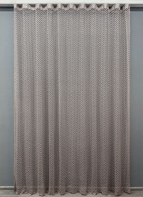 Тюль Гипюр цвет какао 1878т Киев - изображение 8