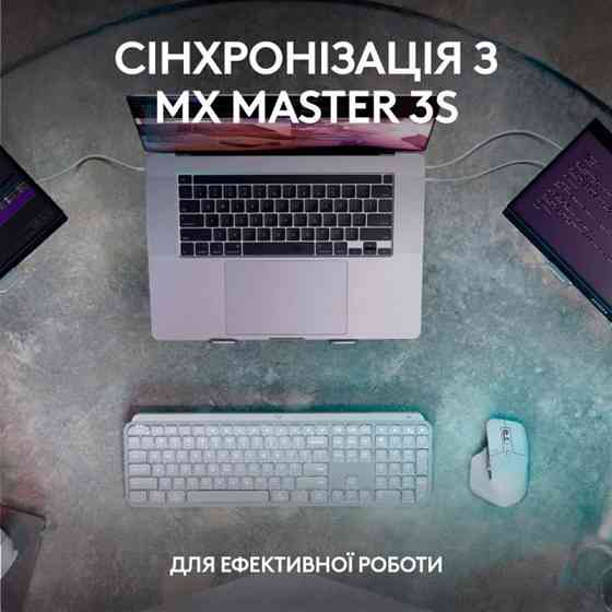 Клавіатура бездротова Logitech MX Keys S Graphite (920-011593) чорний, сірий Харьков