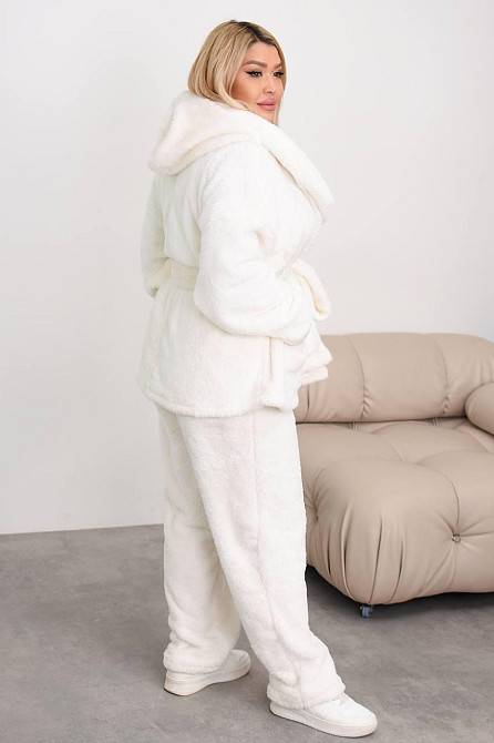 Женская пижама 3-ка 58-60, Белый Одесса - изображение 3