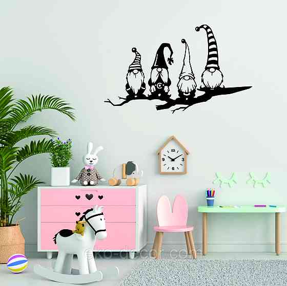 Декоративное настенное Панно «Гномики», Декор на стену Киев