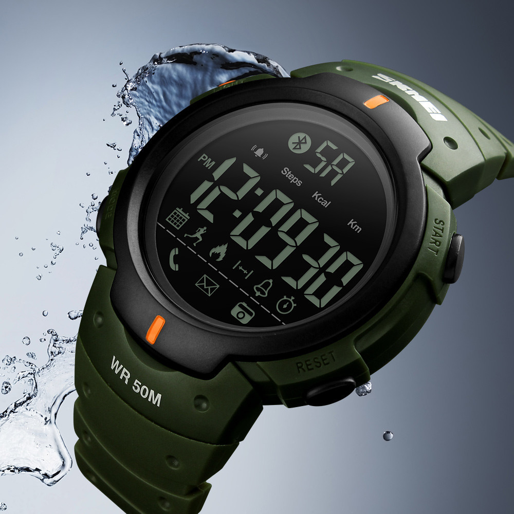 Skmei 1301AG army green Smart Watch SBR Киев - изображение 4