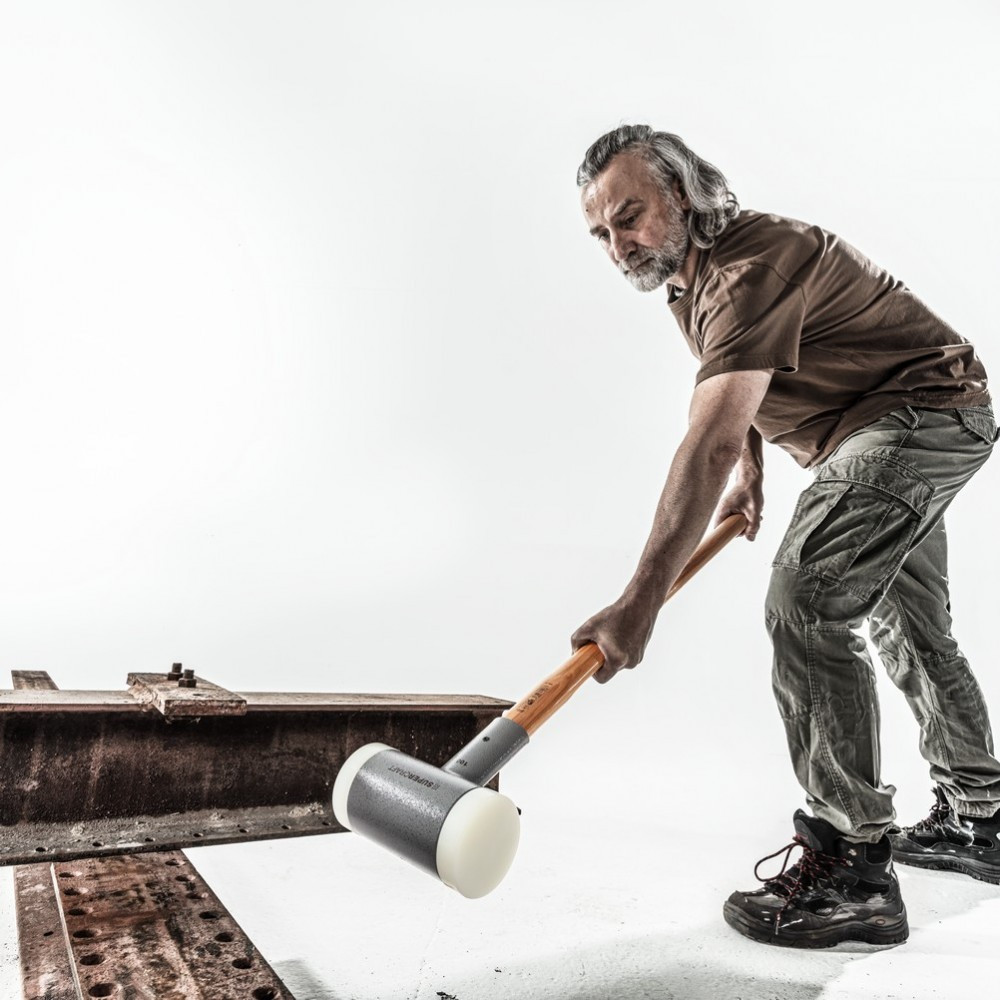 Кувалда безынерционная HALDER Supercraft 3366 с деревянной ручкой, Ø=100 мм, m=7050 г, І=1000 мм 3366.107 Одесса - изображение 4