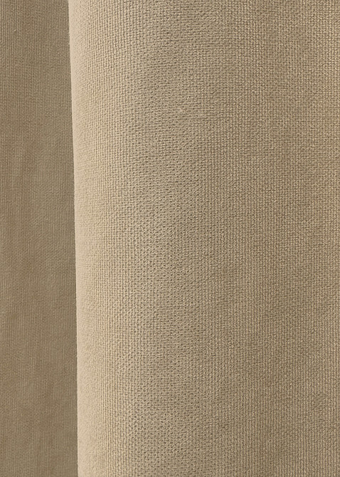 Комплект коротких штор VR-Textil Мікровелюр Petek YL № 1800ш Бежевий 130х170 см 2 шт (35-0382) Київ - фото 7