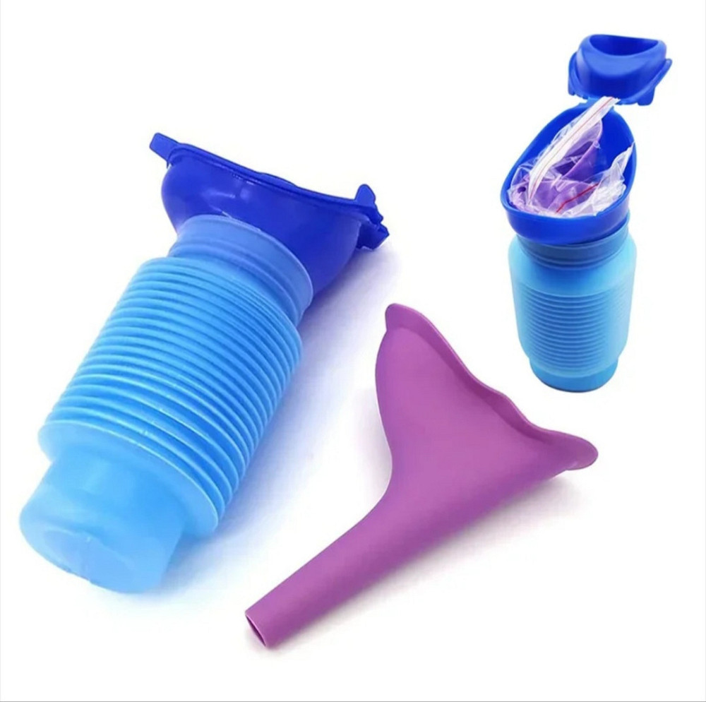 Складной дорожный писcуар 750 мл голубой Киев - изображение 5