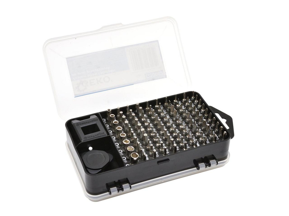 Викрутка з бітами для прецизійних робіт "GeKo" (98в1) комплект 115 штук з приладдям Киев - изображение 2
