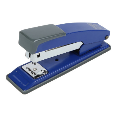 Степлер Buromax металлический, JOBMAX, 20 листов, (скобы №24;26), 112 х 44 х 34 мм, синий (BM.4258-02) Винница - изображение 1