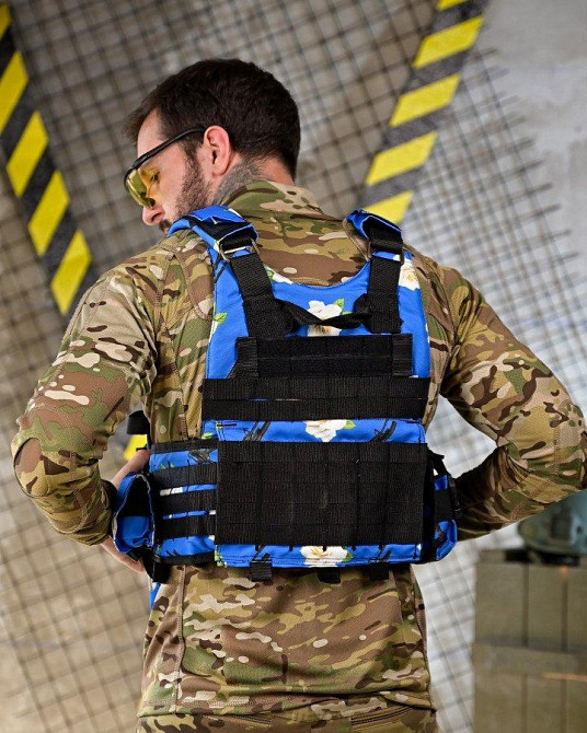 Плитоноска 4 быстрых сброса с напашником NETFLIX SIR  ПП4636 Одесса - изображение 3