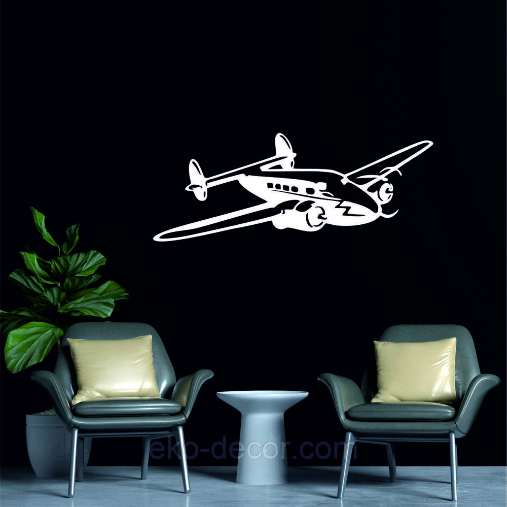 Декоративне настінне Панно «Літак», Декор на стіну Київ - фото 4