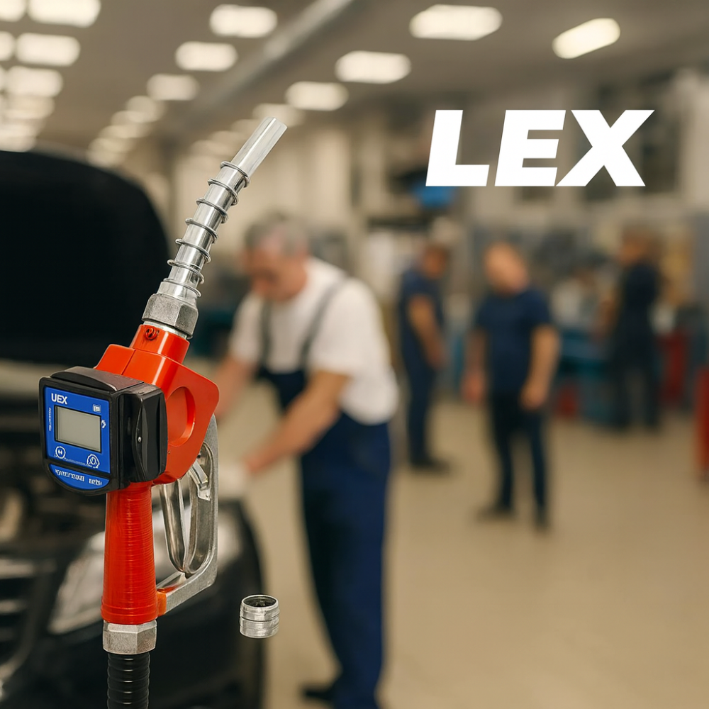 Заправний пістолет для перекачування палива LEX пістолет‑контролер пального з електронним лічильником Львів - фото 1