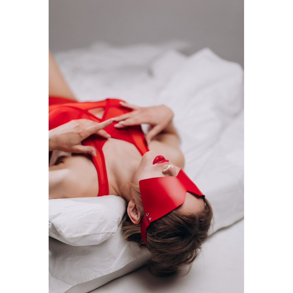 Маска на глаза MD3 RED полиуретан Sex Aura Киев - изображение 5