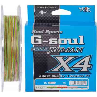 Шнур YGK Super Jig Man X4 200m Multi Color 2.0/0.242mm 30lb (5545.01.42) Винница