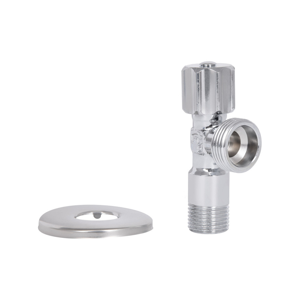 Кран кутовий Thermo Alliance Standart (ручка шестигранник) з вент.буксою 1/2"Н х 3/4"Н SF3441520 Київ - фото 15