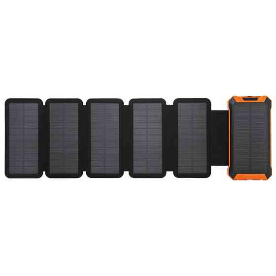 УМБ PowerBank с солнечной панелью, повербанк КВАНТ WSC33/5 20000mAh + 5 panels Киев