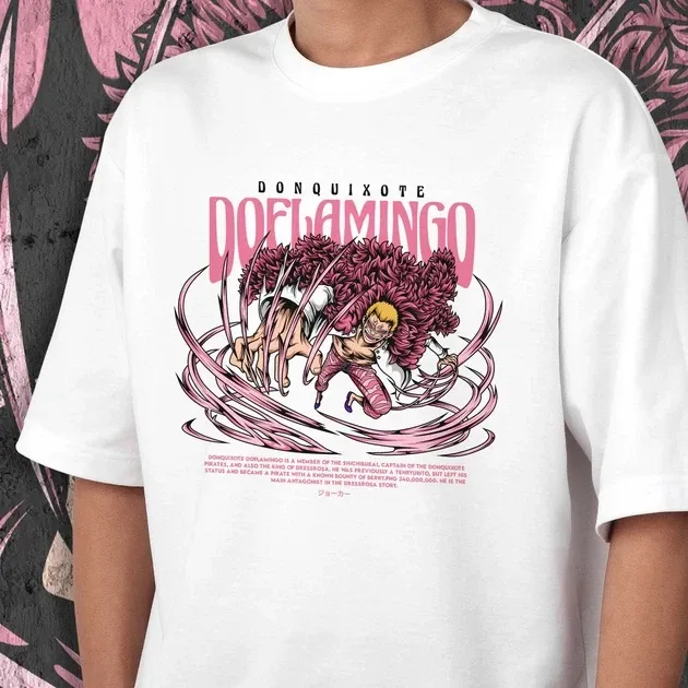 Футболка для підлітка хлопчика з принтом Ван Пис D. Doflamingo WE Розмір 160 Anime10233 Дніпро - фото 5