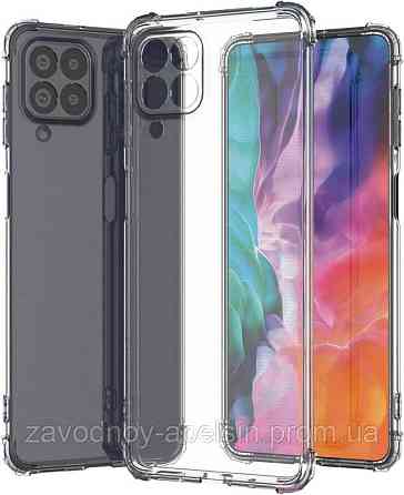 Samsung M33 M335 M336 Прозрачный чехол (защита камеры + углы) Одесса