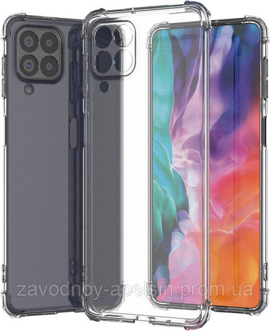 Samsung M33 M335 M336 Прозрачный чехол (защита камеры + углы) Одесса - изображение 1