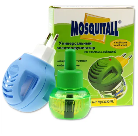 Комплект от комаров, прибор + жидкость 45 ночей Mosquitall универсальная защита Коломия