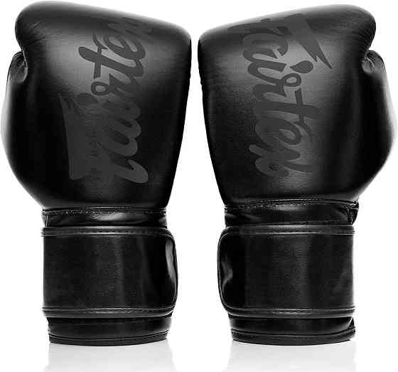 Боксерські рукавиці Fairtex BGV14SB Black 16 унцій (бинти в комплекті) Кам'янське