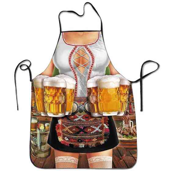 Фартук с приколом девушка 80 на 60 см разноцветный Киев