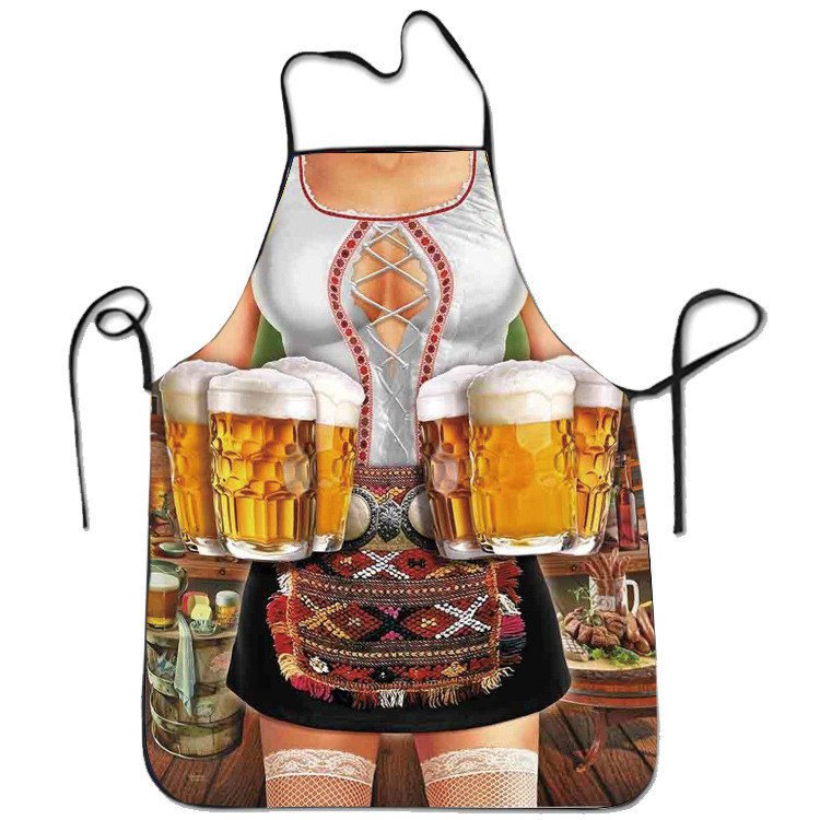 Фартук с приколом девушка 80 на 60 см разноцветный Киев - изображение 1