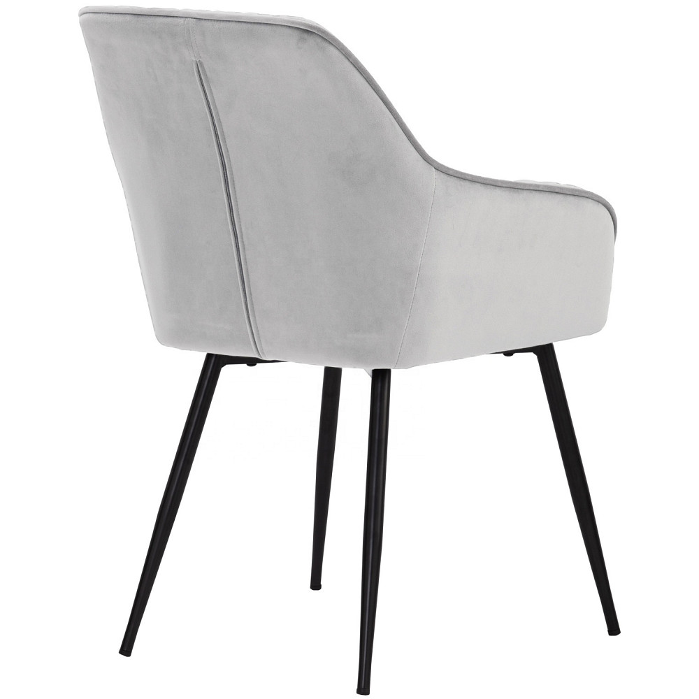 Стілець Арно м'який сіра тканина Дніпро - фото 4