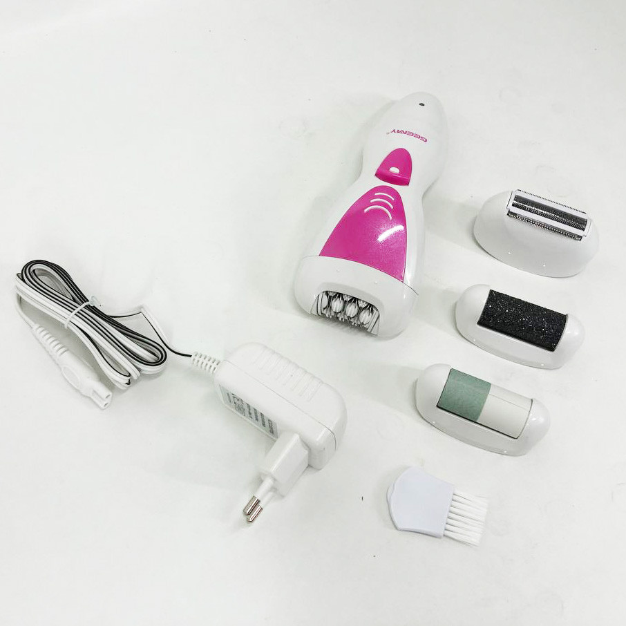 Акумуляторна жіноча електробритва Gemei, Епілятор домашній жіночий акумуляторний, Епілятори для жінок HO-86 Івано-Франківськ - фото 7