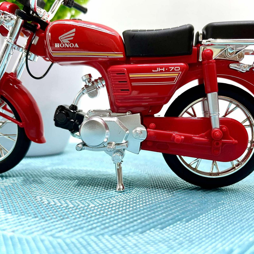 Мотоцикл металопластиковий звуки підсвічування гумові амортизація елементи 1:12 Червоний (BG 68-765) Чернігів - фото 5