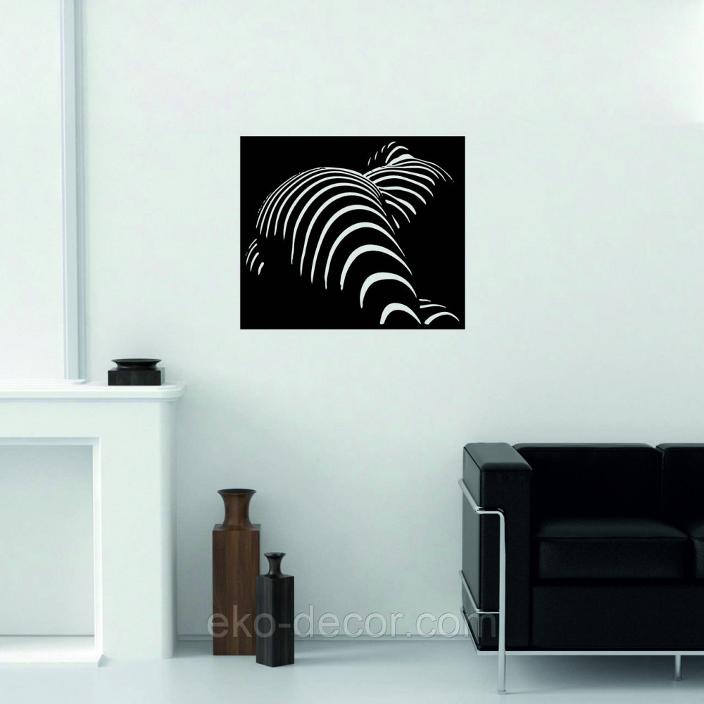 Декоративное настенное Панно «Женское Тело», Декор на стену 90*77 см, Черный Киев - изображение 4