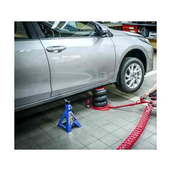 Домкрат підкатний пневматичний 5т (144-440мм; 6-12bar; 3 подушки; Ø320мм) Forsage F-YHQD-3WT-320A Одеса