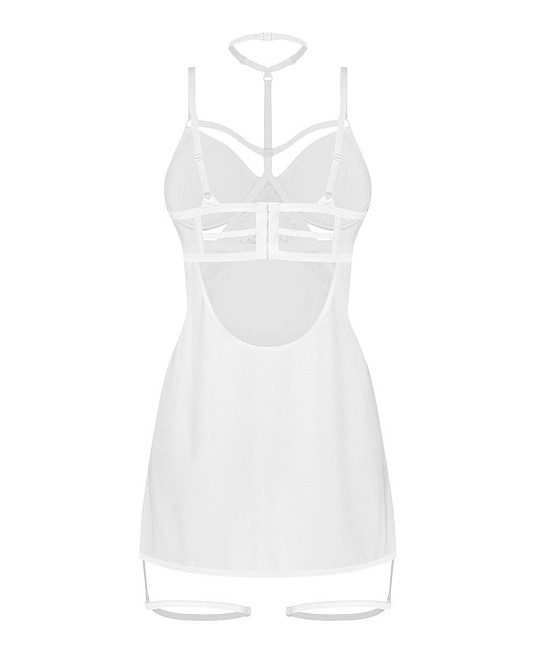 Бебі-долл Obsessive Arrowel White chemise L/XL Sex Aura Київ - фото 3