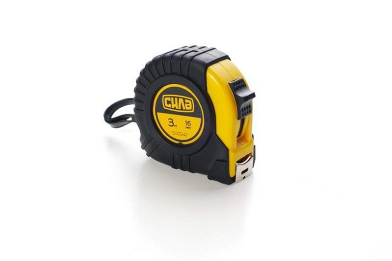 Рулетка обгумована 3м*16мм Стандарт СИЛА Харків - фото 1