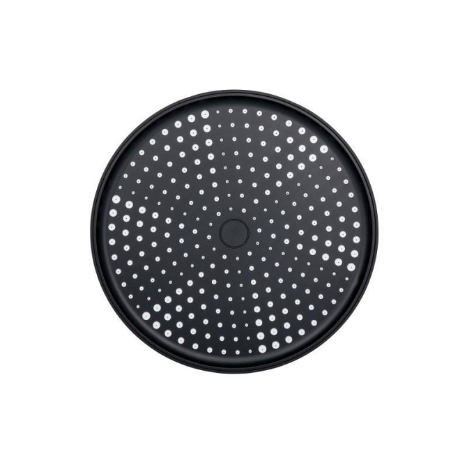 Лейка для верхнего душа пластик Qtap Hlavova D 250 мм округлая QTHLA107BLM45949 Black Matt Харьков - изображение 4