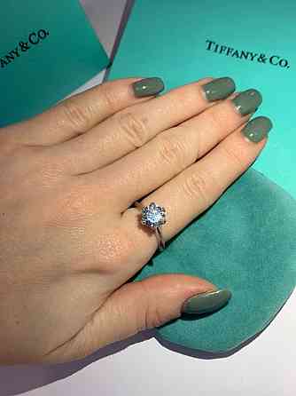 Кольцо Тиффани Tiffany, серебро 925 пробы / упаковано в мешочек Тиффани Одесса