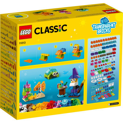 Конструктор LEGO Classic Прозрачные кубики для творчества 500 деталей (11013) Винница - изображение 5