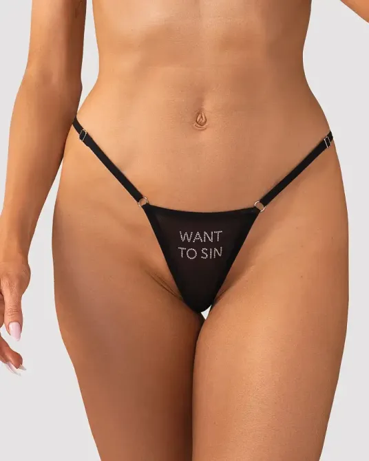 Набір трусиків Obsessive Violami 5-pack thong S/M Львов - изображение 4