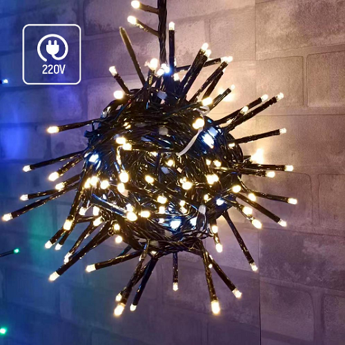 Світлодіодна гірлянда мішура-водоспад 250 Led 5м (150 теплий статичний+100 білий водоспад) CW-G-250L5VMC ColorWay Житомир - изображение 7